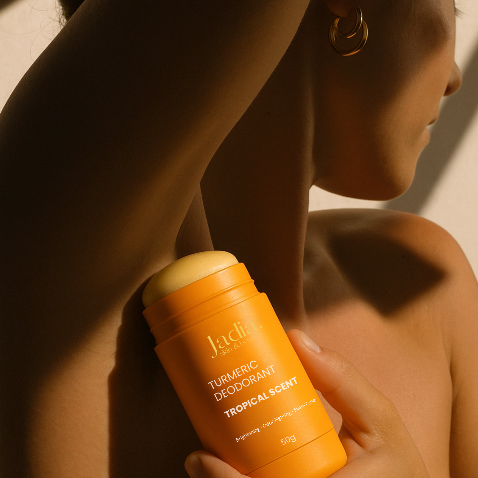 Turmeric Brightening Underarm Deodorant – Tropical Scent