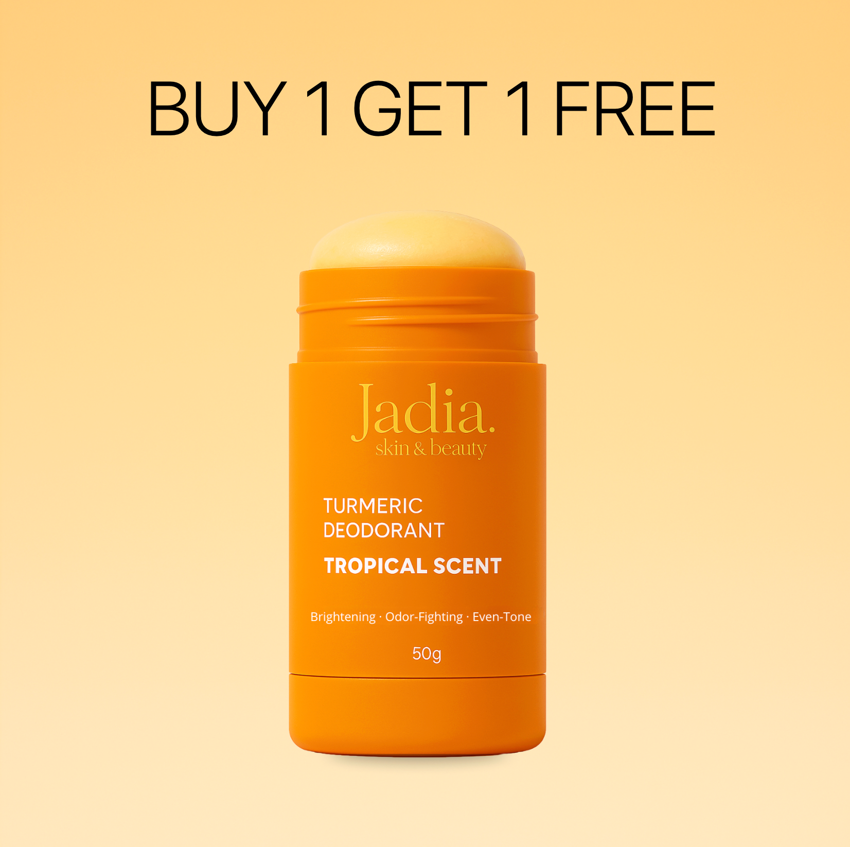 Turmeric Brightening Underarm Deodorant – Tropical Scent
