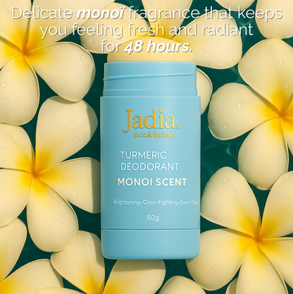 Turmeric Brightening Underarm Deodorant – Monoi Scent