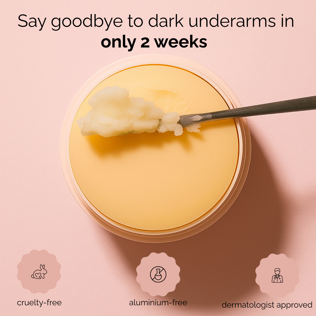 Turmeric Brightening Underarm Deodorant – White Musk Scent